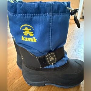Kamik Blue and Black Snow Boots